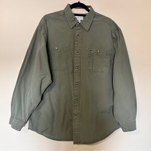 Carhartt Green Button-Up Shirt XL
